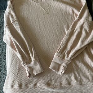Aerie Pink Crew Neck Sweater